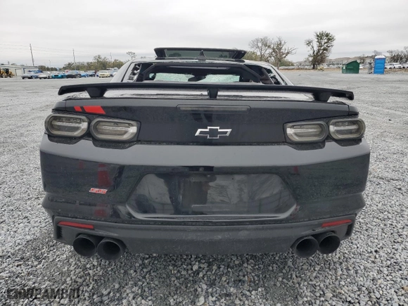2022 Chevrolet Camaro 1SS with VIN 1G1FF1R73N0130465, listed as a Copart auction lot 42152125 with 53,097 mi miles and Salvage Title. Bid and sale history available at carsss.com. Image 6.