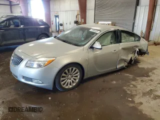 2011 Buick Regal CXL RL3 with VIN W04GR5EC9B1006360, listed as a Copart auction lot 74966404 with 121,029 mi miles and Salvage Title. Bid and sale history available at carsss.com. Image 1.