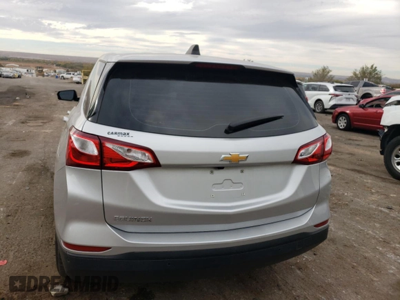 2021 Chevrolet Equinox LS with VIN 3GNAXFEV4MS139058, listed as a Copart auction lot 78614624 with 56,555 mi miles and Salvage title. Bid and sale history available at DreamBid. Image 6.