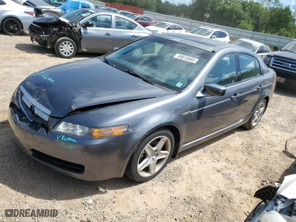 2005 Acura TL with VIN 19UUA66235A005299, listed as a Copart auction lot 49813695 with 151,155 mi miles and Salvage Title. Bid and sale history available at carsss.com. Image 1.
