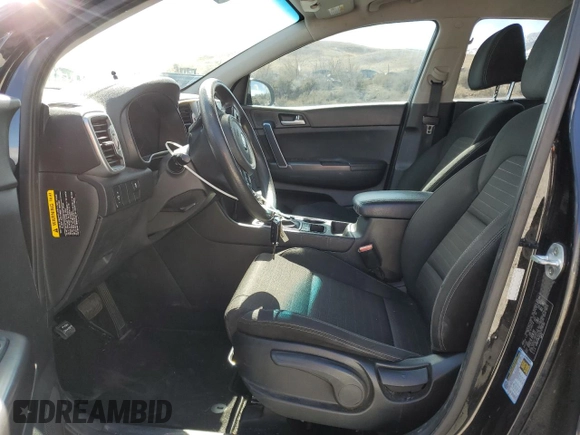 2018 Kia Sportage LX with VIN KNDPMCAC8J7316512, listed as a Copart auction lot 47143515 with 117,147 mi miles and Salvage Title. Bid and sale history available at DreamBid. Image 7.