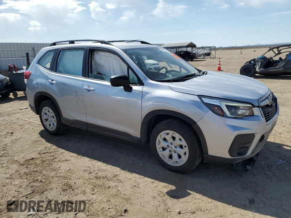 2021 Subaru Forester with VIN JF2SKADC2MH584181, listed as a Copart auction lot 55458855 with 52,148 mi miles and Salvage title. Bid and sale history available at DreamBid. Image 4.
