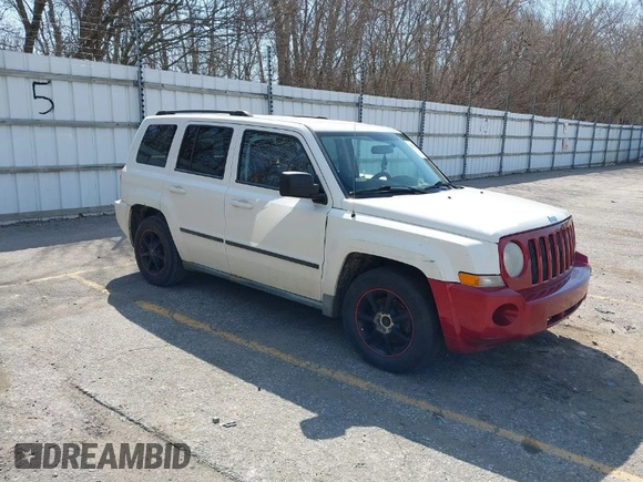 2010 Jeep Patriot Sport with VIN 1J4NT2GB5AD589535, listed as a IAAI auction lot 42021916 with 175,797 mi miles and . Bid and sale history available at carsss.com. Image 1.