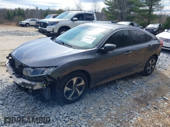 2020 Honda Civic LX with VIN 2HGFC2F6XLH509250, listed as a IAAI auction lot 41904206 with 52,583 mi miles and . Bid and sale history available at DreamBid. Image 18.