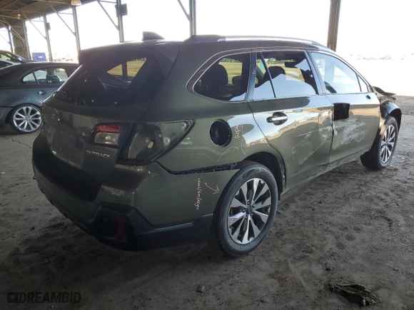 2018 Subaru Outback Touring with VIN 4S4BSATC3J3250732, listed as a Copart auction lot 49681135 with 104,186 mi miles and Salvage Title. Bid and sale history available at carsss.com. Image 3.