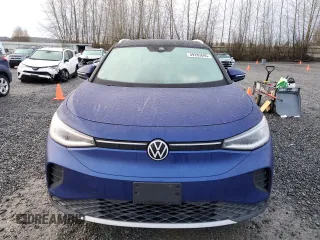 2021 Volkswagen ID.4 Pro S z VIN WVGKMPE27MP058308, wystawiony jako Copart lot #49283695 z przebiegiem Nie podano mil oraz Szkoda całkowita • Salvage title. Historia ofert i sprzedaży dostępna na DreamBid. Obrazek 5.