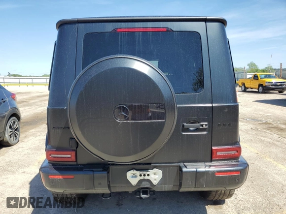 2021 Mercedes-Benz G with VIN W1NYC7HJ1MX384652, listed as a Copart auction lot 53282425 with 92,829 mi miles and Salvage Title. Bid and sale history available at carsss.com. Image 6.