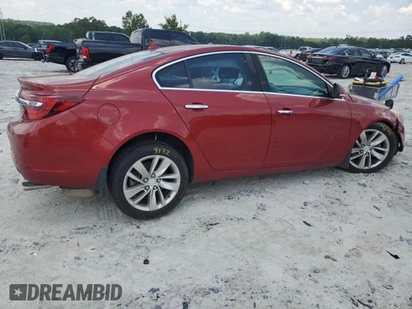 2014 Buick Regal Premium I with VIN 2G4GN5EX1E9281608, listed as a Copart auction lot 62113175 with 143,392 mi miles and Salvage title. Bid and sale history available at DreamBid. Image 3.