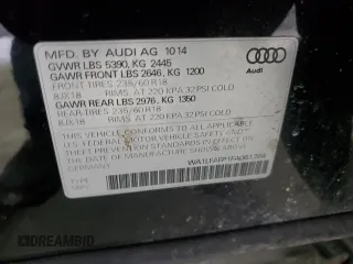 2015 Audi Q5 Premium Plus with VIN WA1LFAFP1FA061764, listed as a Copart auction lot 65063545 with 124,433 mi miles and Clean title. Bid and sale history available at DreamBid. Image 15.