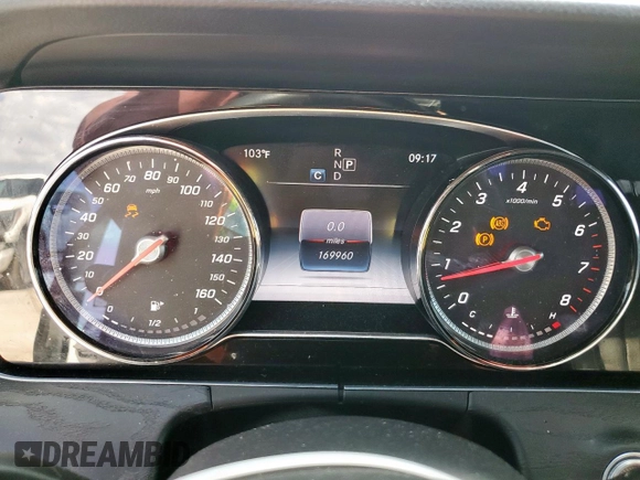 2017 Mercedes-Benz E 300 Luxury with VIN WDDZF4JB6HA091364, listed as a Copart auction lot 58209375 with 169,960 mi miles and Clean title. Bid and sale history available at DreamBid. Image 9.