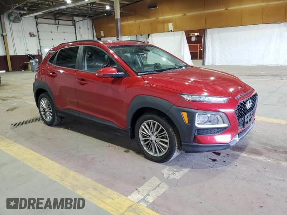 2019 Hyundai Kona SEL with VIN KM8K6CAA6KU257297, listed as a Copart auction lot 53932555 with 59,226 mi miles and Salvage Title. Bid and sale history available at DreamBid. Image 4.
