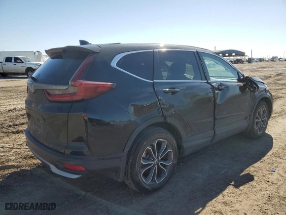 2022 Honda CR-V EX-L with VIN 5J6RW1H88NA022331, listed as a Copart auction lot 47855925 with 48,515 mi miles and Salvage Title. Bid and sale history available at carsss.com. Image 3.