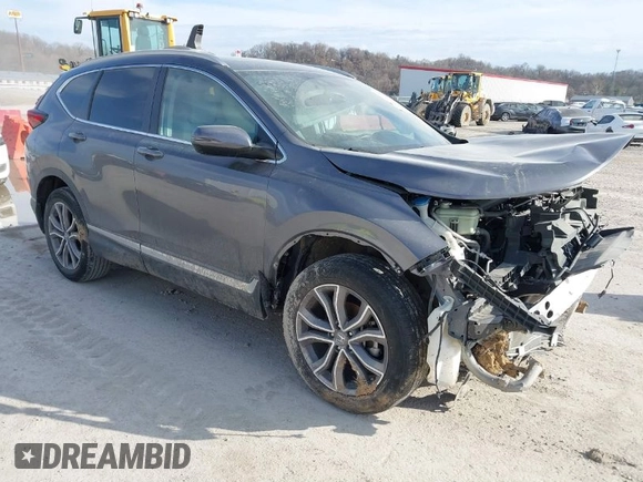 2020 Honda CR-V Touring with VIN 2HKRW2H91LH605995, listed as a IAAI auction lot 41672787 with 50,151 mi miles and . Bid and sale history available at DreamBid. Image 1.