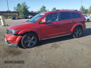2015 Dodge Journey Crossroad z VIN 3C4PDCGG8FT557080, wystawiony jako Copart lot #53446455 z przebiegiem 124 996 mil mil oraz Szkoda całkowita • Salvage title. Historia ofert i sprzedaży dostępna na DreamBid. Obrazek 1.