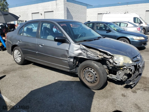 2004 Honda Civic LX with VIN 2HGES16694H643354, listed as a Copart auction lot 53740495 with 103,450 mi miles and Clean Title. Bid and sale history available at carsss.com. Image 4.