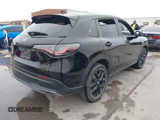 2024 Honda HR-V Sport with VIN 3CZRZ1H52RM745677, listed as a IAAI auction lot 41706640 with 28,696 mi miles. Bid and sale history available at carsss.com. Image 4.