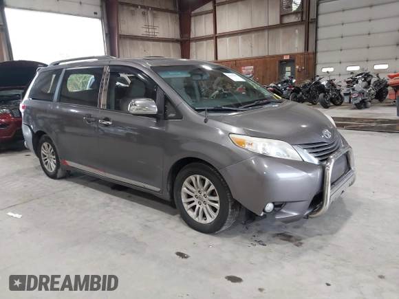 2011 Toyota Sienna XLE AAS with VIN 5TDYK3DC0BS063232, listed as a IAAI auction lot 42433187 with 198,252 mi miles and . Bid and sale history available at DreamBid. Image 1.