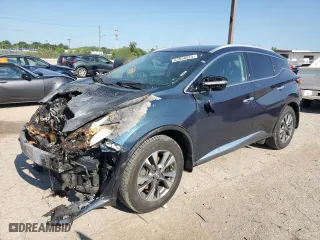 2017 Nissan Murano SL with VIN 5N1AZ2MH5HN166403, listed as a Copart auction lot 63956824 with 0 mi miles and Non Repairable. Bid and sale history available at carsss.com. Image 1.