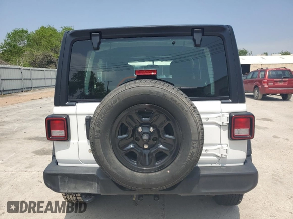 2021 Jeep Wrangler Unlimited Sport S с VIN 1C4HJXDG6MW816651, выставлен на аукционе Copart как лот 51362795 с пробегом 53 958 миль миль и Списание • Salvage title. История ставок и продаж доступна на DreamBid. Изображение 6.