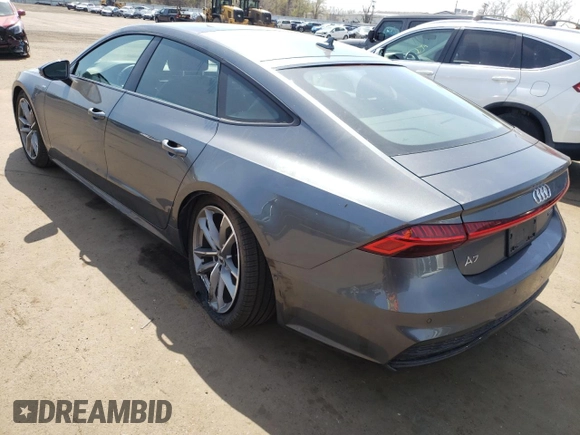 2020 Audi A7 Premium Plus с VIN WAUU2AF24LN032223, выставлен на аукционе Copart как лот 53720195 с пробегом 49 391 миль миль и Списание • Salvage title. История ставок и продаж доступна на DreamBid. Изображение 2.