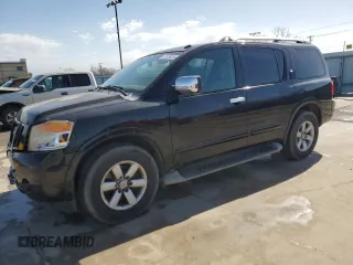 2011 Nissan Armada SV with VIN 5N1BA0ND3BN617637, listed as a Copart auction lot 47425935 with 189,068 mi miles and Salvage Title. Bid and sale history available at DreamBid. Image 1.