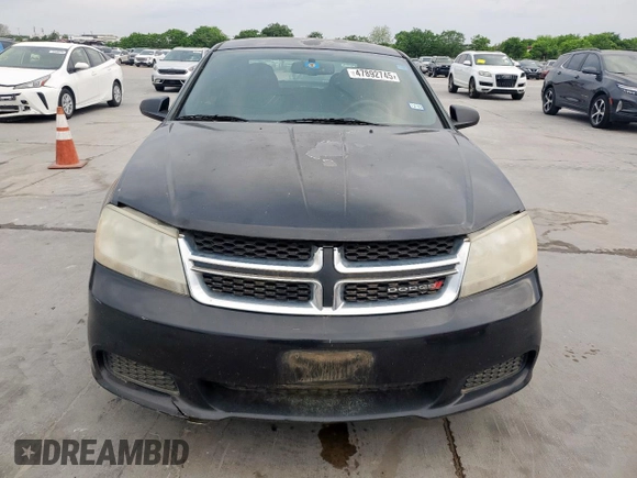 2014 Dodge Avenger SE with VIN 1C3CDZAB1EN166564, listed as a Copart auction lot 47892745 with 149,825 mi miles and Clean Title. Bid and sale history available at DreamBid. Image 5.