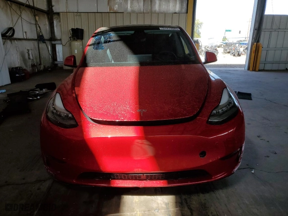 2021 Tesla Model Y Long Range with VIN 5YJYGDEE4MF075690, listed as a Copart auction lot 51274085 with 29,812 mi miles and Salvage Title. Bid and sale history available at carsss.com. Image 5.
