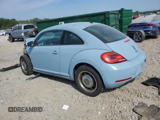 2012 Volkswagen Beetle 2.5L PZEV with VIN 3VWJP7AT3CM628005, listed as a Copart auction lot 68876134 with 124,958 mi miles and Salvage Title. Bid and sale history available at carsss.com. Image 2.
