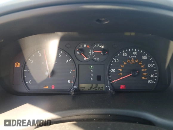 2002 Hyundai Sonata GLS with VIN KMHWF35H92A641858, listed as a Copart auction lot 80581244 with 124,020 mi miles and Clean Title. Bid and sale history available at carsss.com. Image 9.