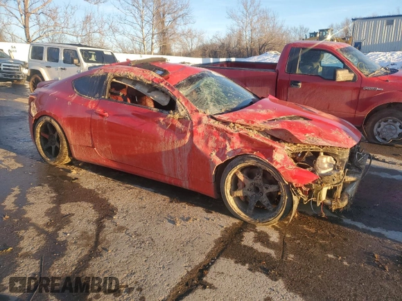 2013 Hyundai Genesis Coupe R-Spec with VIN KMHHT6KD5DU081763, listed as a Copart auction lot 41408905 with Not provided miles and Salvage title. Bid and sale history available at DreamBid. Image 4.