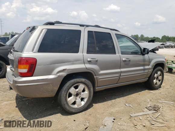 2001 Jeep Grand Cherokee Limited with VIN 1J4GW58S91C586210, listed as a Copart auction lot 58985344 with 151,912 mi miles and Salvage Title. Bid and sale history available at carsss.com. Image 3.