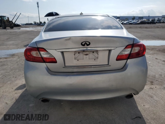 2011 Infiniti M37 with VIN JN1BY1AR9BM370740, listed as a Copart auction lot 85328044 with Not Provided miles and Salvage Title. Bid and sale history available at carsss.com. Image 6.