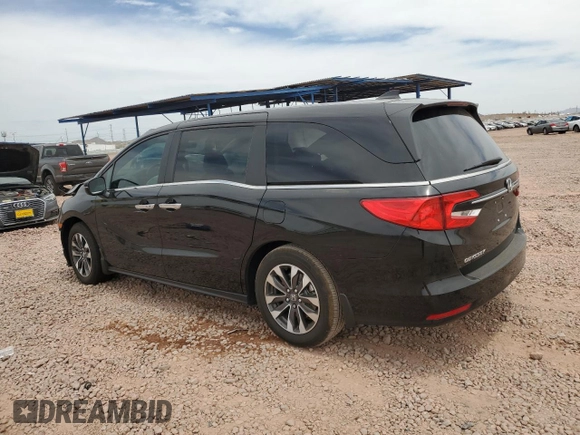 2024 Honda Odyssey EX-L с VIN 5FNRL6H67RB023736, выставлен на аукционе Copart как лот 56877955 с пробегом 7 972 миль миль и Списание • Salvage title. История ставок и продаж доступна на DreamBid. Изображение 2.