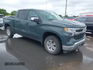 2025 Chevrolet Silverado 1500 LT with VIN 3GCPACED0SG202408, listed as a IAAI auction lot 41910217 with 5,070 mi miles and . Bid and sale history available at DreamBid. Image 1.