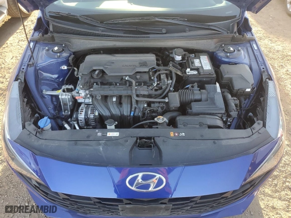 2021 Hyundai Elantra SEL with VIN KMHLM4AG1MU158099, listed as a Copart auction lot 49652455 with 14,285 mi miles and Salvage Title. Bid and sale history available at carsss.com. Image 11.