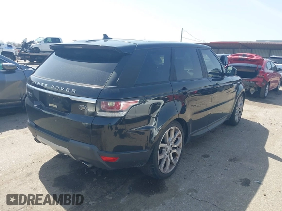 2016 Land Rover Range Rover Sport V6 HSE with VIN SALWR2PF0GA597847, listed as a IAAI auction lot 41727432 with 88,232 mi miles. Bid and sale history available at carsss.com. Image 4.