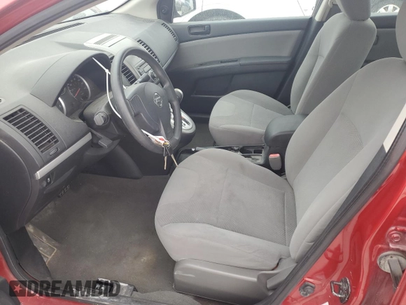 2012 Nissan Sentra S with VIN 3N1AB6APXCL659145, listed as a Copart auction lot 66716664 with 88,533 mi miles and Salvage Title. Bid and sale history available at DreamBid. Image 7.