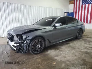 2018 BMW 5 Series 540i xDrive z VIN WBAJE7C59JWD52143, wystawiony jako Copart lot #83438484 z przebiegiem 103 401 mil mil oraz Szkoda całkowita • Salvage title. Historia ofert i sprzedaży dostępna na DreamBid. Obrazek 1.