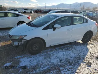 2014 Honda Civic LX z VIN 19XFB2F5XEE215029, wystawiony jako Copart lot #45011455 z przebiegiem 124 098 mil mil oraz Szkoda całkowita • Salvage title. Historia ofert i sprzedaży dostępna na DreamBid. Obrazek 1.