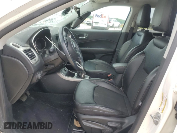 2020 Jeep Compass Latitude with VIN 3C4NJCBB3LT235180, listed as a Copart auction lot 57204295 with 74,821 mi miles and Salvage title. Bid and sale history available at DreamBid. Image 7.