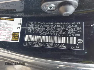 2013 Scion tC with VIN JTKJF5C74D3063012, listed as a IAAI auction lot 41776592 with 142,071 mi miles. Bid and sale history available at carsss.com. Image 9.