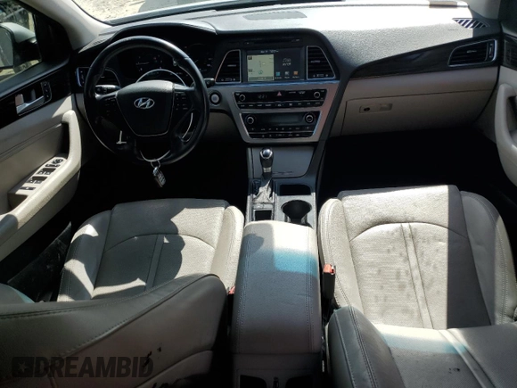 2017 Hyundai Sonata Sport with VIN 5NPE34AF4HH457836, listed as a Copart auction lot 50773345 with 68,119 mi miles and Salvage Title. Bid and sale history available at DreamBid. Image 8.
