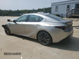 2023 Lexus IS with VIN JTHBZ1B25P5071547, listed as a Copart auction lot 70596604 with 3,672 mi miles and Salvage Title. Bid and sale history available at carsss.com. Image 2.
