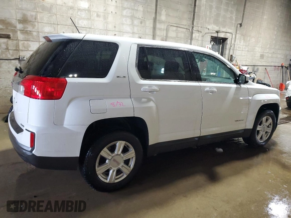 2016 GMC Terrain SLE with VIN 2GKFLSEK3G6129105, listed as a Copart auction lot 47785165 with 86,904 mi miles and Salvage Title. Bid and sale history available at DreamBid. Image 3.
