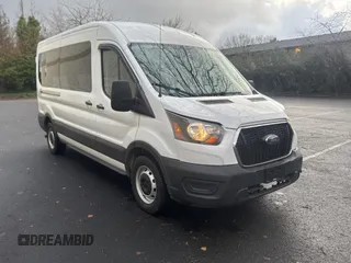 2021 Ford Transit Passenger XL with VIN 1FDAX2C80MKA72528, listed as a Copart auction lot 86920734 with 22,456 mi miles and Salvage Title. Bid and sale history available at DreamBid. Image 1.