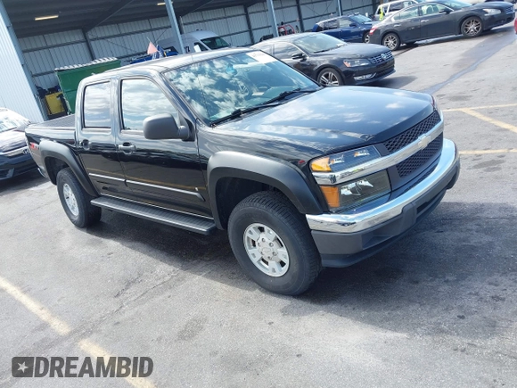 2006 Chevrolet Colorado 3LT with VIN 1GCDS136968142830, listed as a IAAI auction lot 41711509 with 88,587 mi miles and . Bid and sale history available at DreamBid. Image 1.