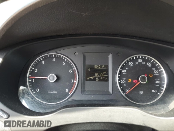 2013 Volkswagen Jetta SE with VIN 3VWDX7AJ4DM257210, listed as a Copart auction lot 61043365 with 85,166 mi miles and Salvage title. Bid and sale history available at DreamBid. Image 9.