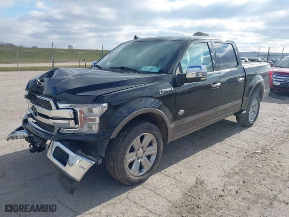 2018 Ford F-150 XL with VIN 1FTEW1EG5JFB83040, listed as a IAAI auction lot 40986539 with 62,988 mi miles. Bid and sale history available at carsss.com. Image 2.
