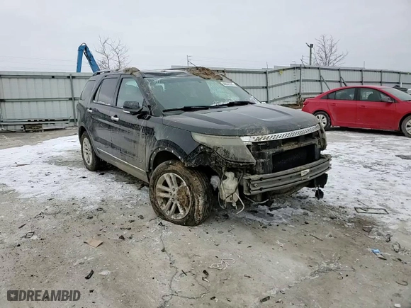 2015 Ford Explorer XLT with VIN 1FM5K8D81FGA17027, listed as a Copart auction lot 46045335 with 140,636 mi miles and Salvage Title. Bid and sale history available at carsss.com. Image 12.