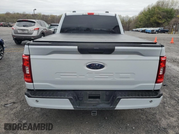 2022 Ford F-150 XL with VIN 1FTMF1C57NKE48891, listed as a Copart auction lot 51837445 with 17,285 mi miles and Salvage title. Bid and sale history available at DreamBid. Image 6.